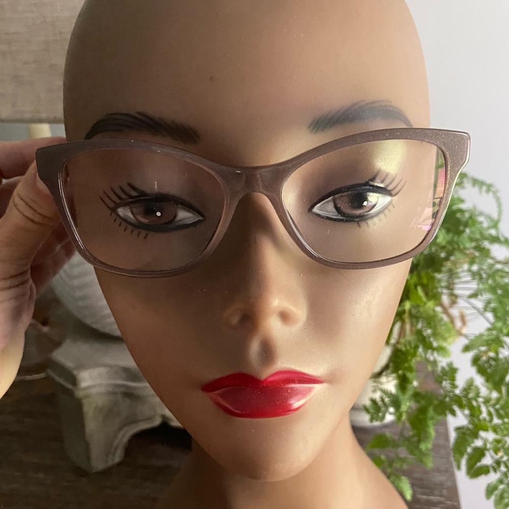 Tiffany & Co. TF 2130 8210 Rectangle Plum Pink Gold Frame Glasses 52*16*140 - Picture 15 of 16